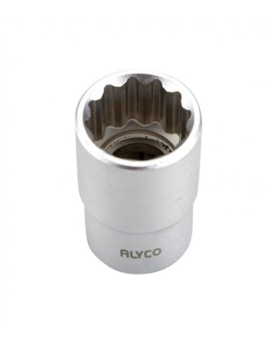 ALYCO 190408 Llaves de vaso 12 caras de 1/2