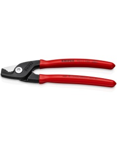 StepCut Tijeras cortacables recubiertos de plástico bruñido 160 mm KNIPEX 95 11 160