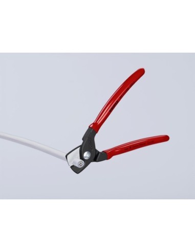 StepCut Tijeras cortacables recubiertos de plástico bruñido 160 mm KNIPEX 95 11 160