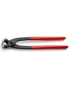 Tenaza rusa (tenaza rusa) recubiertos de plástico negro atramentado 250 mm KNIPEX 99 01 250 EAN