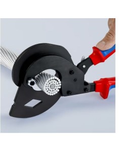 Cortacables para cables con núcleo de acero ACSR (tipo carraca) para cables con núcleo de acero con  fundas multicomponentes bru 2