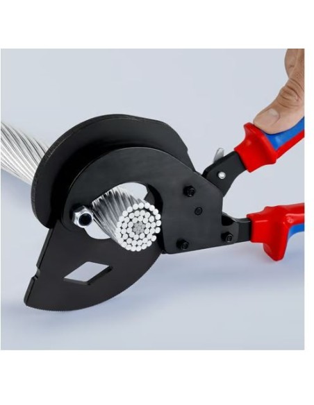 Cortacables para cables con núcleo de acero ACSR (tipo carraca) para cables con núcleo de acero con  fundas multicomponentes bru