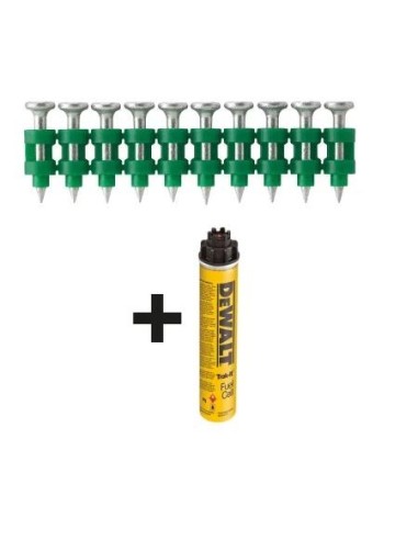 DDF6510035 - Clavos 35 mm x 2,6 mm fijación a gas C5 Track-It Nails + Carga de Gas