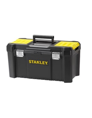 Caja de herramientas de plástico 19/48cm con cierres de metal