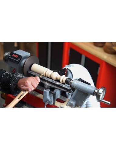 JUEGO DE CINCELES PARA TORNO DE MADERA CON PUNTA DE CARBURO INTERCAMBIABLE