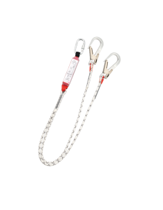 DOBLE ESLINGA Ø10,5 FIJA LONG 2M C/AA011+ 2XAA023 (GRAN APERTURA 60MM) + ABSORBEDOR ABE