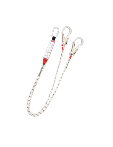 DOBLE ESLINGA Ø10,5 FIJA LONG 2M C/AA011+ 2XAA023 (GRAN APERTURA 60MM) + ABSORBEDOR ABE