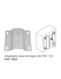 Adaptador para punto de anclaje PAF153 en hormigón. Junto con el PAF153 llega a una carga de rotura de 32 kN. EN 795A