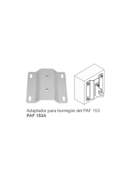 Adaptador para punto de anclaje PAF153 en hormigón. Junto con el PAF153 llega a una carga de rotura de 32 kN. EN 795A