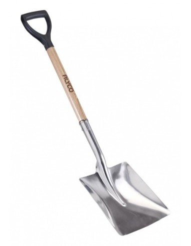 Alyco 198617 pala aluminio con mango de madera