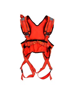 Arnés de alta visibilidad. Con punto de anclaje dorsal y frontal. Regulación para pierna, pecho y hombro. EN 361