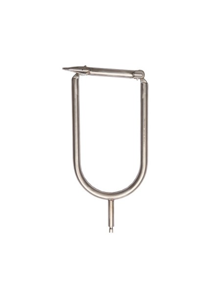 Instalador de cuerda con cabezal tipo UDI de acero inoxidable. Peso de 1,1 Kg. Diámetro de cuerda Ø6-10 mm. Sin cobertura aisla