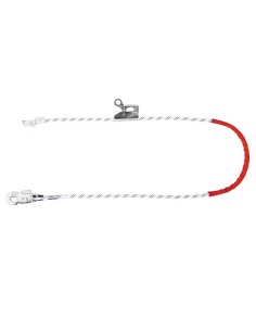 Eslinga de posicionamiento con retenedor fabricada en poliamida y con 1 conector AA002. Ø12 mm. 15 m long. EN 358