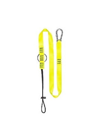 Porta herramientas de cinta de poliéster plana para prevenir la caída de herramientas pesadas. Ancho de cinta 25 mm. Longitud