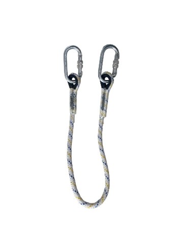 Eslinga universal de posicionamiento. Fabricada en poliamida con guardacabos en los dos extremos. Ø10,5 mm. 2 m long. Con cone