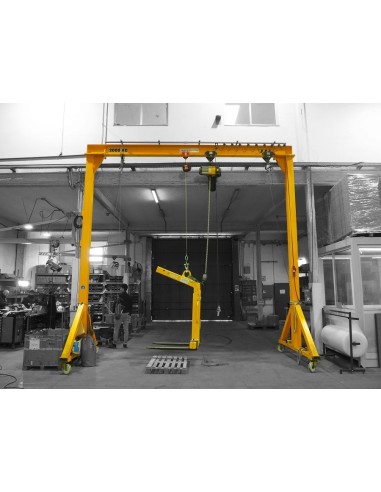 Anticaídas Retráctil de cable para cargas. Capacidad de carga 300 Kg. Longitud 10 m. Directiva máquinas 2006/42/CE