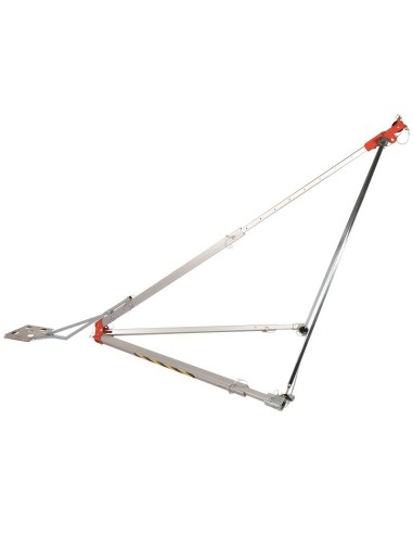 Sistema de contrapesado para la aplicación del tripode TRI 14 para rescate en voladizo.