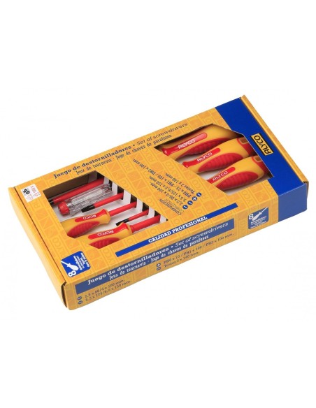ALYCO 119341 Juego de 8 destornilladores aislados vde