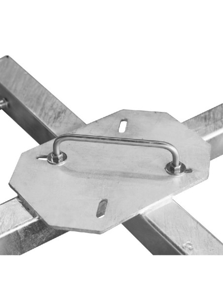Base de anclaje de peso muerto para 2 personas. Peso del conjunto 374 Kg, Acorde a norma EN 795_x000D_\nClase E.