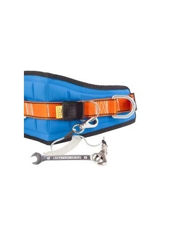 Porta herramientas de correas pensado para ser fijado con velcro en cinturón o correas de arnés. Ancho de correa 40 mm. Carga m