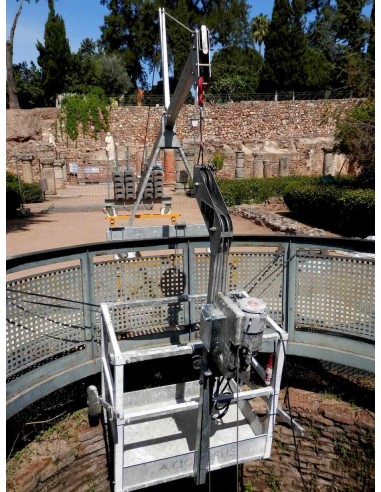 Andamio colgante Basic 200001 con 1 elevador manual 2 m
