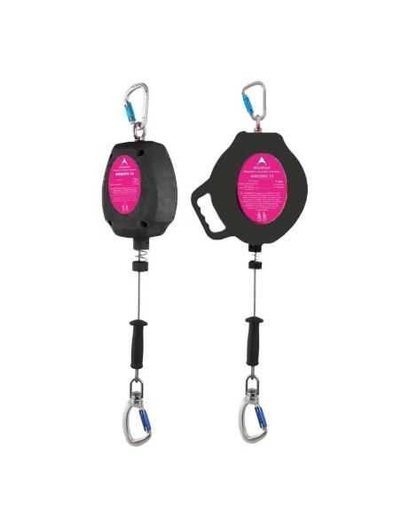 ANTICAIDA RETRACTIL CABLE CARCASA PLASTICA LONG. 10M