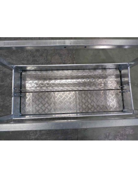 Andamio colgante Basic Boca de Hombre 200026 con 2 elevadores eléctricos trifásicos 501 3,2 m