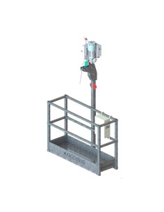 Andamio colgante Basic S 200023 con elevador eléctrico trifásico LEVA 0,8 m