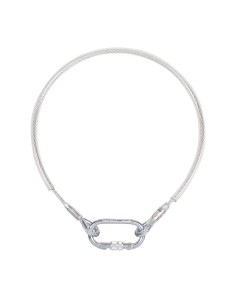 ESLINGA DE SUSPENSIÓN. Eslinga metálica de suspensión fabricada en acero. Longitud 4 m. y Ø 14 mm. Protegido por manguera plást