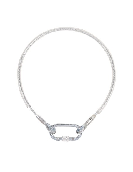 ESLINGA DE SUSPENSIÓN. Eslinga metálica de suspensión fabricada en acero. Longitud 4 m. y Ø 14 mm. Protegido por manguera plást