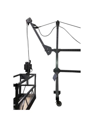 Kit brazo oscilante (incluye aparato de tracción y cable). Válido para configuraciones del pescante de suspensión Brakoo 2B, 3B