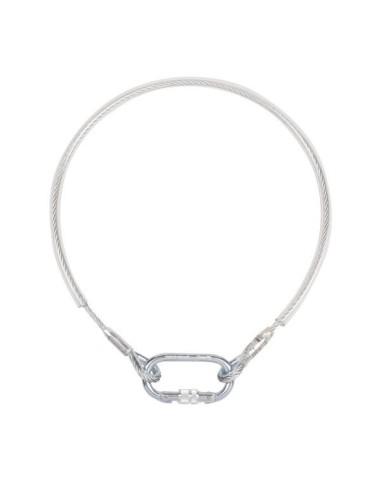 ESLINGA DE SUSPENSIÓN. Eslinga metálica de suspensión fabricada en acero. Longitud 12 m. y Ø 14 mm. Protegido por manguera plás