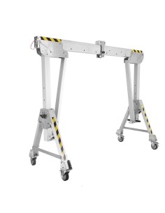 Pórtico PCP-A. Longitud de viga 9m. Altura A1 (regulable de 1,6-2,2 m), capacidad de carga 1.500 Kilos. Incluye 1 Carro de carg