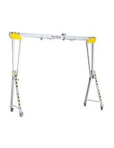Pórtico PCP-L. Longitud de viga 5m. Altura E1 (regulable de 1,6-2,2 m), capacidad de carga 1.000 Kilos. Incluye 1 Carro de carg