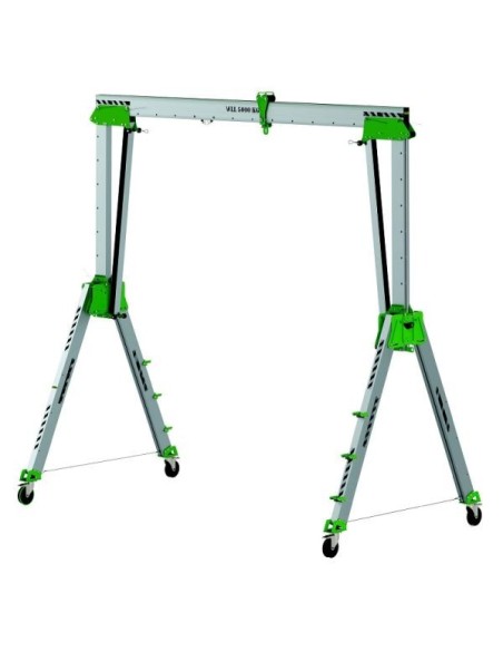 Pórtico PCP-H. Longitud de viga 6m. Altura F1 (regulable de 2,6-3,8 m), capacidad de carga 4.000 Kilos. Incluye 1 Carro de carg