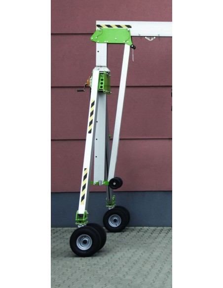Pórtico PCP-H. Longitud de viga 4m. Altura F2 (regulable de 2,9-4,7 m), capacidad de carga 5.000 Kilos. Incluye 1 Carro de carg