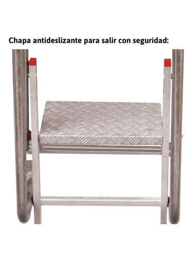 SVS0 | Escalera vertical de seguridad sin jaula de protección