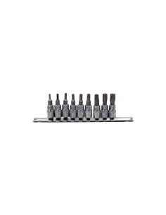 JUEGO LLAVES CON PUNTA 1/4 TORX 5PT