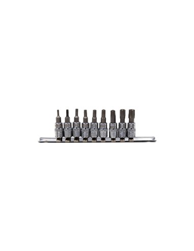 JUEGO LLAVES CON PUNTA 1/4 TORX 5PT