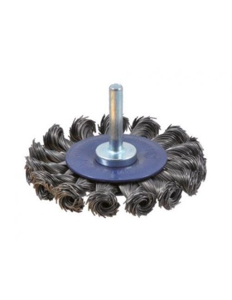 Cepillos circulares alambre trenzado - Vástago 6mm