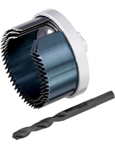 3 brocas de campana de acero al carbono para madera