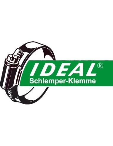 Abrazadera tubo 2 orejas W1 9,5mm rango sujeción 28-31mm IDEAL-Schlemper