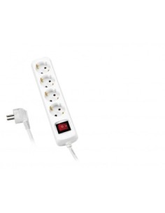 ALYCO 199444 Base múltiple con interruptor 4 enchufes