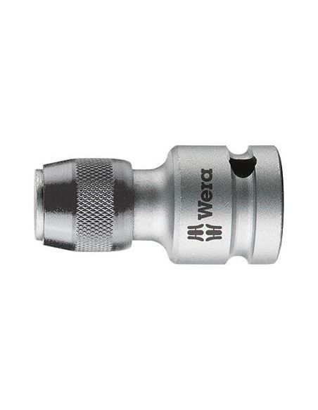 Adaptador puntas de cambio rápido 1/2 para puntas 1/4 50mm Wera