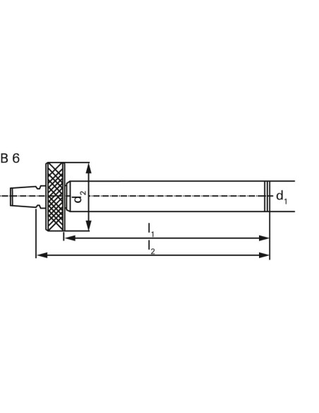 Adaptador para perforaciones precisión FBH CM1 B6 ALBRECHT
