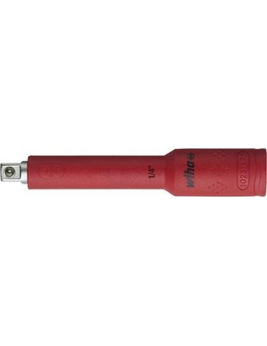 Alargadera de 1/4 VDE 75mm Wiha