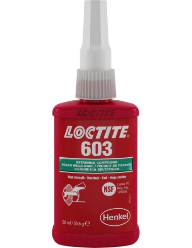 Adhesivo casquillos/ cojinetes LOCTITE 603 50ml Henkel