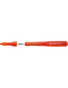 Punta trazar metal duro 4x135mm con caperuza y Mango de plástico PB Swiss Tools