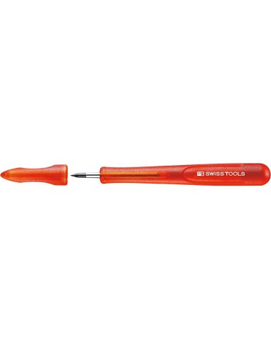 Punta trazar metal duro 4x135mm con caperuza y Mango de plástico PB Swiss Tools