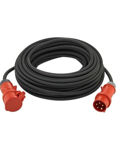 Cable alargador CEE 25m H07RN-F5G2,5 16A IP44 coninversor de fase MennekesAlthoff